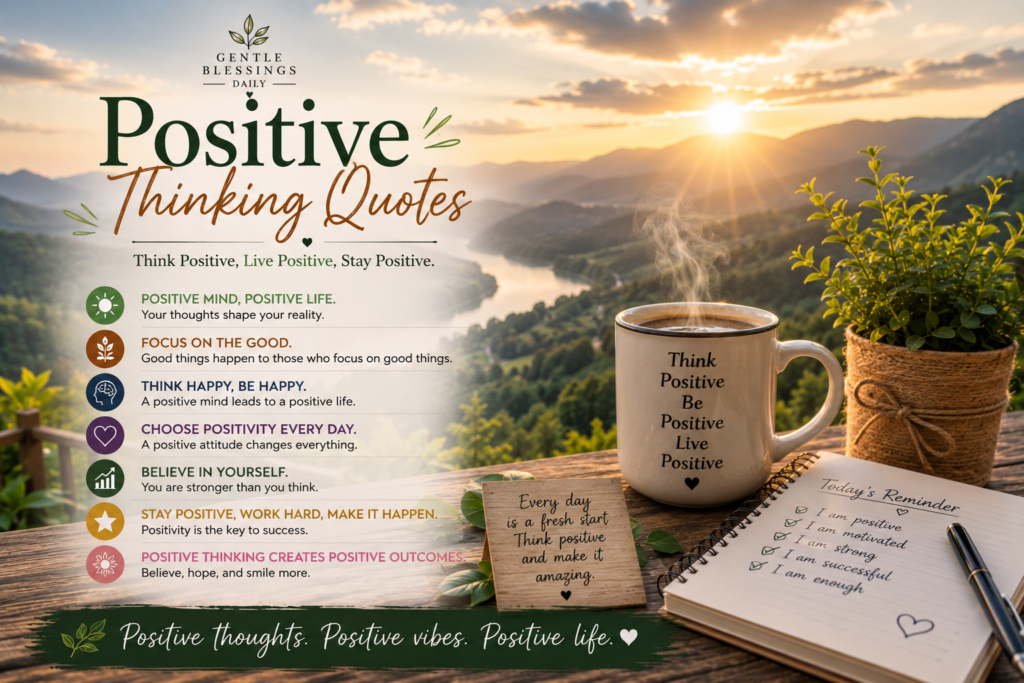 positive thinking quotes to motivate your life
