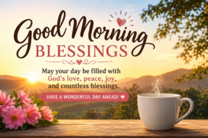 GOOD MORNING BLESSINGS