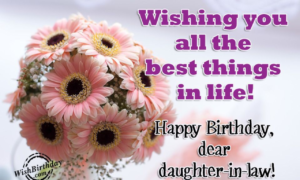 Birthday Wishes for Daughter-in-Law
