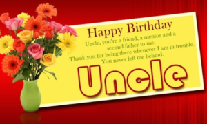happy birthday wishes for uncle