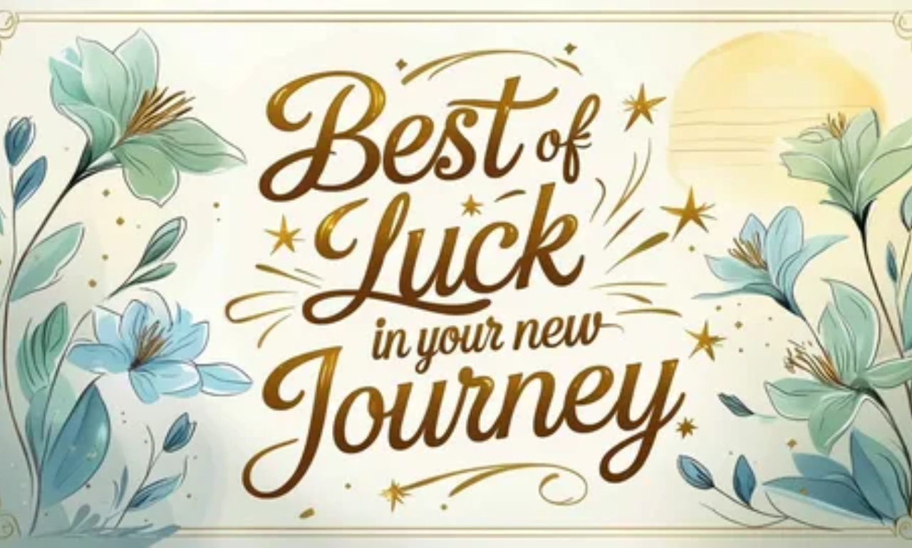 best of luck for your new journey messages