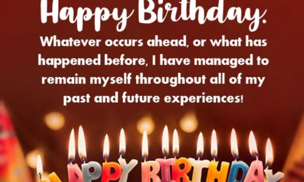 Birthday Quotes and Messages for Myself
