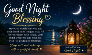 GOOD NIGHT BLESSINGS