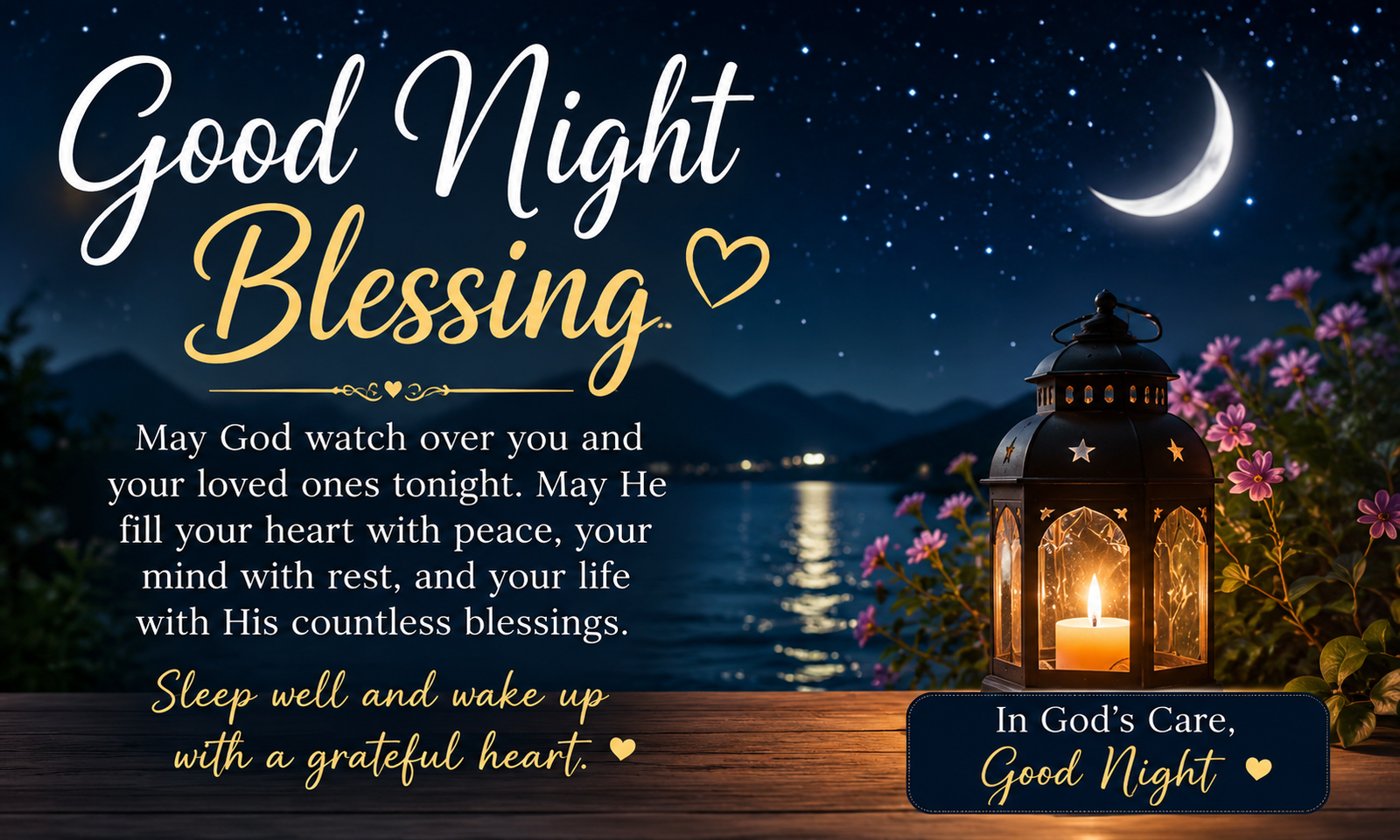 GOOD NIGHT BLESSINGS